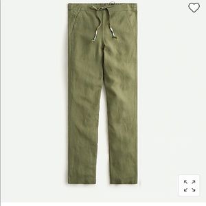 J Crew seaside pant in green